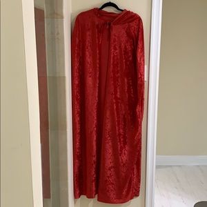 Hooded Red Cape